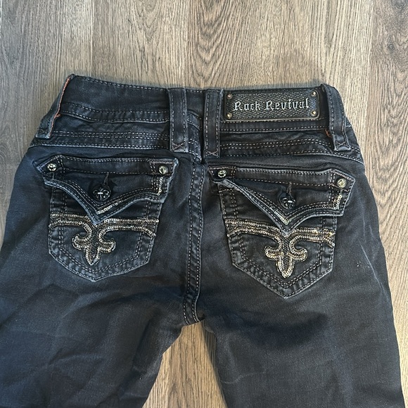 Rock Revival Black Skinny Jeans - Picture 4 of 4